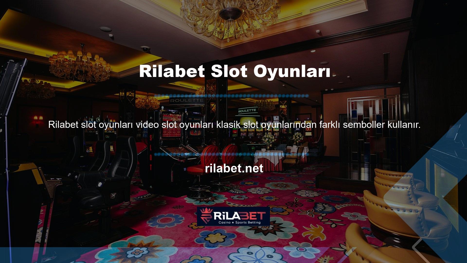 Bu semboller slot hikayesinin benzersiz karakterleridir