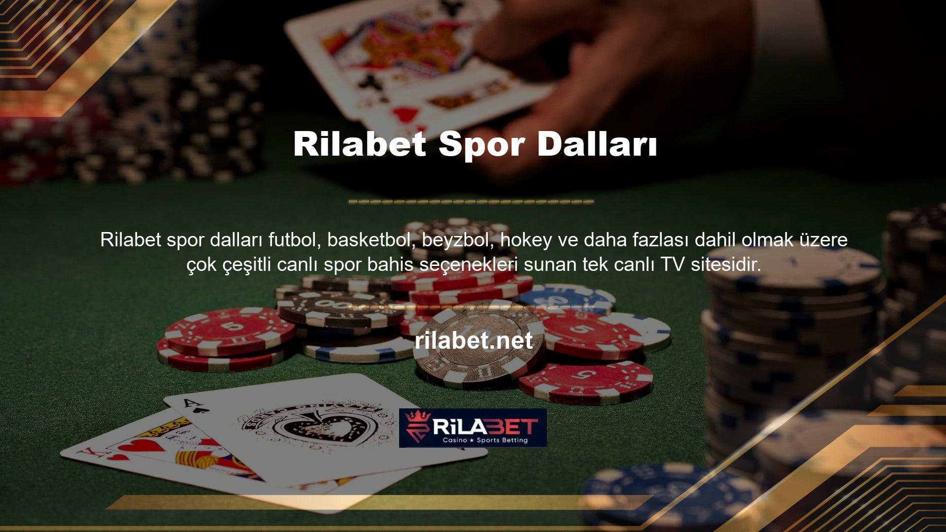 Rilabet Live TV'nin avantajları aşağıdaki gibi listelenebilir: 7-24 canlı yayın ve tekrarları takım ve oyuncu bilgileri ile eşleştirme, maçlar sırasında maç yayınları, Canlı TV, anlık bahis seçenekleri ve yüksek kazanç oranları, Canlı izleyiciler için özel bonuslar, Tamamen ücretsiz canlı TV hizmetleri